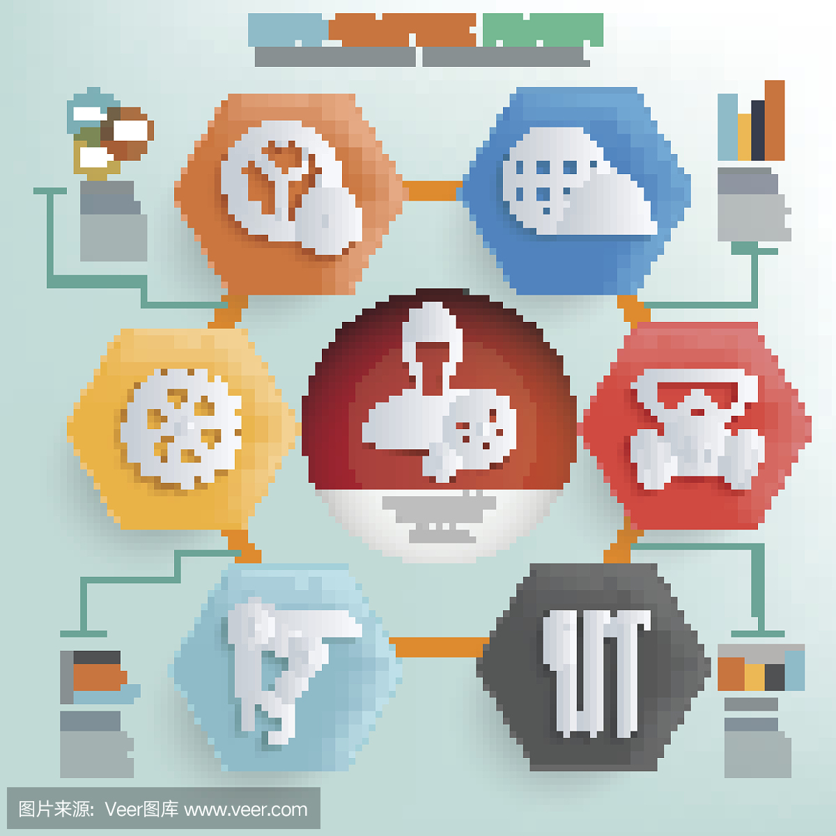 工程師和工業(yè)信息平面設(shè)計(jì),矢量